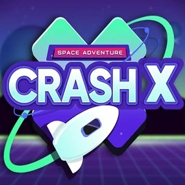 Crash X logo by Turbo Games at Sankra Casino