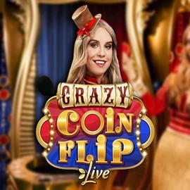 Crazy Coin Flip game by Evolution – logo hosted on Sankra Casino