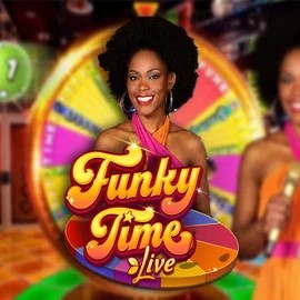 Official Live Casino logo: Funky Time by Evolution at Sankra Casino