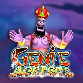 Official Jackpots logo: Genie Jackpots by Blueprint Gaming at Sankra Casino