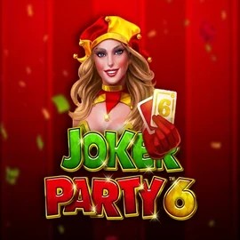 Joker Party 6 slot logo by Greentube at Sankra Casino