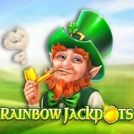 Rainbow Jackpots logo by Red Tiger Gaming at Sankra Casino