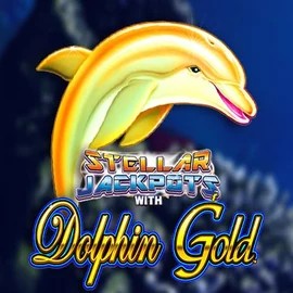 Jackpots logo of Dolphin Gold with Stellar Jackpots from Lightning Box Game at Sankra Casino